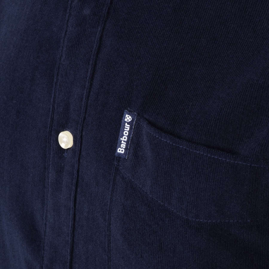 Alternative Image for ProductBarbour Long Sleeved Corduroy Shirt Navy3